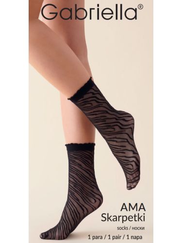 AMA mintás bokafix  8946