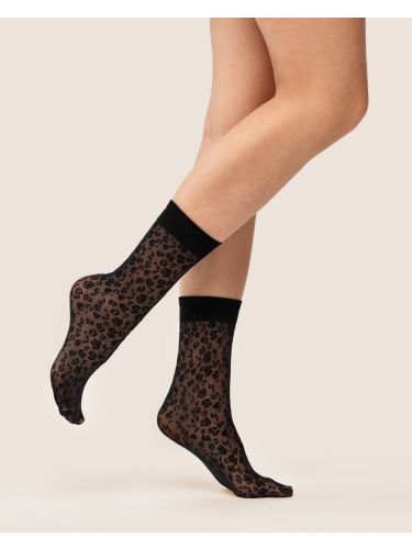 Arya párducmintás bokafix 20den  8883