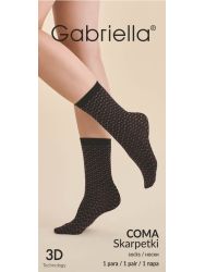 Coma színes háromszöges microfibre 3D bokafix  8911