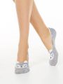 Conte női balerina zokni 3D cicás, szilikonnal