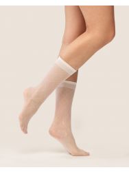 Fler rombuszmintás bokafix 20den  8885