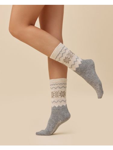 Gabriella  gyapjú zokni kakaó/latte 39-42 7901-2239