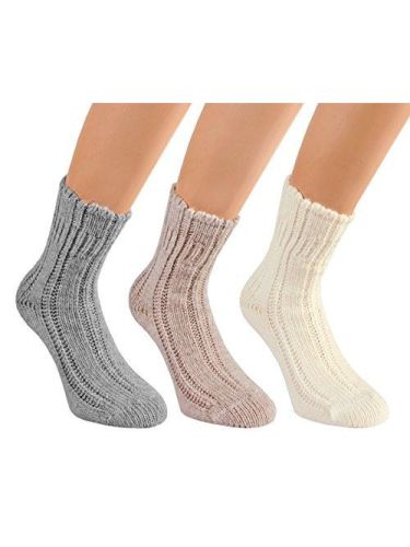 Meleg női gyapjú alvózokni 2pár/csomag natural/fehér 35-38 Meleg női gyapjú alvózokni 2pár/csomag natural/fehér 35-38 RS14432/nat-feh35