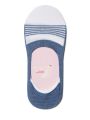 Női balerina CONTE CLASSIC csíkos orrú, szilikonnal jeans 36-37
