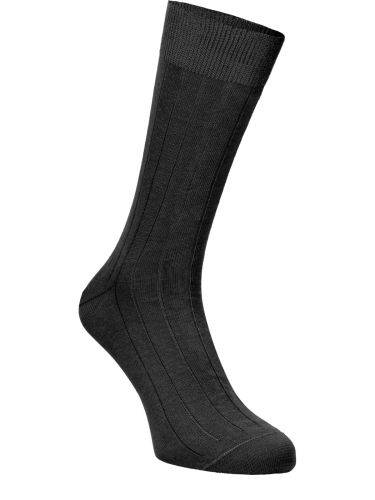 PRINCE Anti-bacterial 100% pamut férfi zokni fekete 40-41 2380-1501