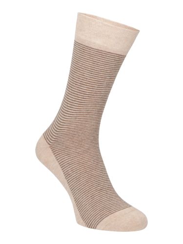 PRINCE Casual csíkos férfi zokni bézs 44-46 PRINCE Casual csíkos férfi zokni bézs 44-46 2611-1306