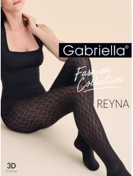 Reyna halszálka mintás microfibre 3D harisnyanadrág, 60den 8615