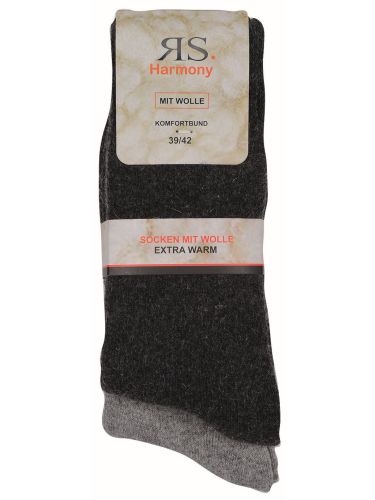 RS Férfi angóra gyapjú bokazokni 2pár/csomag  RS33352