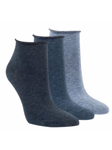 RS gumírozás és orrvarrás nélküli női zokni 3pár/csomag  RS15267