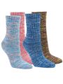 RS Unisex téli bambusz zokni 2pár/csomag narancspiros-kék 35-38