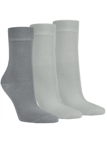 RS női pamut zokni v.szürke árnyalatok 3pár/csomag 35-38 RS13327/szürke35