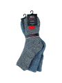 RS Pamut női thermo zokni 2pár/csomag jeans/szürke 39-42
